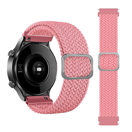 Huawei Watch 3 GT GT2 GT2e GT3 GT4 GT5 Pro 46mm Ultimate SE Elite Kordon Örgü Tokalı Kordon