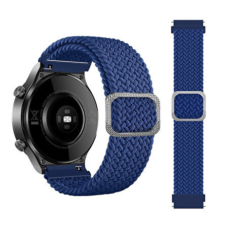 Huawei Watch 3 GT GT2 GT2e GT3 GT4 GT5 Pro 46mm Ultimate SE Elite Kordon Örgü Tokalı Kordon