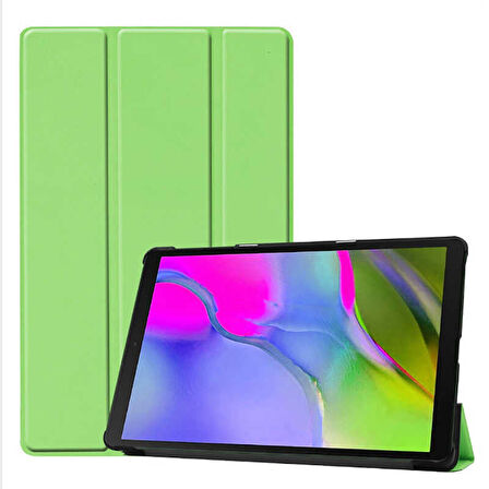Samsung Galaxy Tab A7 10.4 T500 T505 T507 Kılıf PU Deri Smart Standlı Case