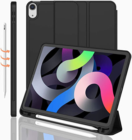 Apple iPad 11.Nesil A16 11inç/10.Nesil 10.9inç Kılıf Kalem Bölmeli Smart Case