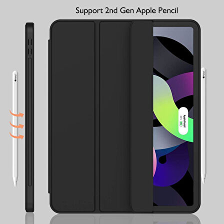 Apple iPad 11.Nesil A16 11inç/10.Nesil 10.9inç Kılıf Kalem Bölmeli Smart Case