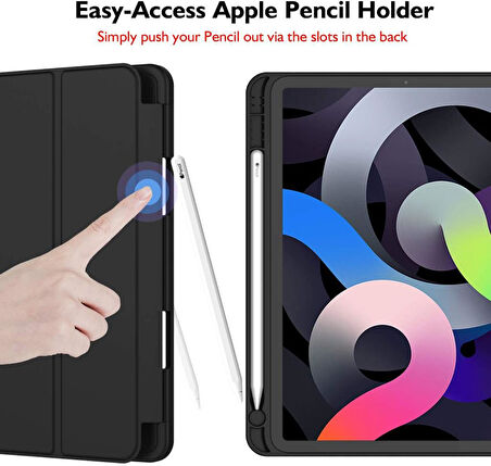 Apple iPad 11.Nesil A16 11inç/10.Nesil 10.9inç Kılıf Kalem Bölmeli Smart Case