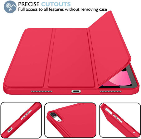 Apple iPad 11.Nesil A16 11inç/10.Nesil 10.9inç Kılıf Kalem Bölmeli Smart Case