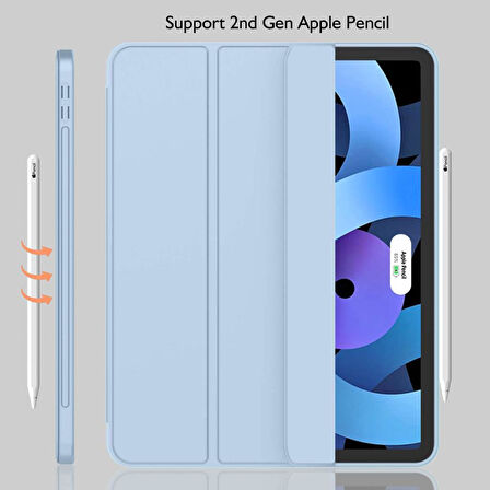 Apple iPad 11.Nesil A16 11inç/10.Nesil 10.9inç Kılıf Kalem Bölmeli Smart Case
