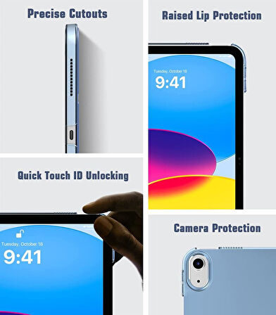 Apple iPad 11.Nesil A16 11inç/10.Nesil 10.9inç Kılıf PU Deri Smart Standlı Case
