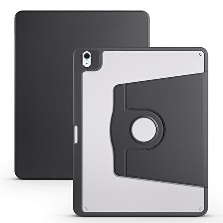 Apple iPad Air 4/5. Nesil 10.9 Kılıf Termik Kalem Bölmeli Dönebilen Standlı Kılıf (10.Nesil Değildir)