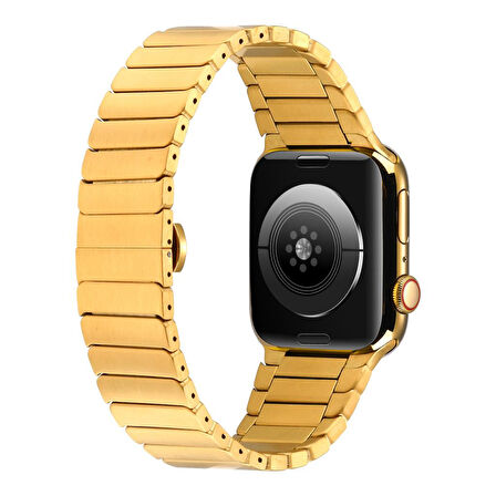 Apple Watch 10 42mm - 38/40/41mm Kordon Bakla Metal Strap Kayış 79 2/3/4/5/6/se/7/8/9