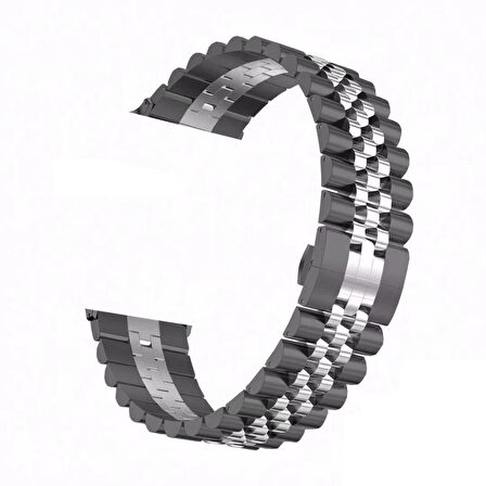 ​​Amazfit Pace GTR 2 2E Lite 47mm Kordon 22mm Şeritli Metal Kordon 36