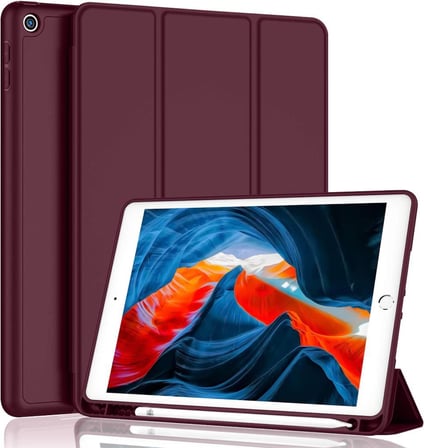 Apple iPad 8. Nesil 10.2" Kılıf Kalem Bölmeli Smart Case A2270 A2428 A2429 A2430