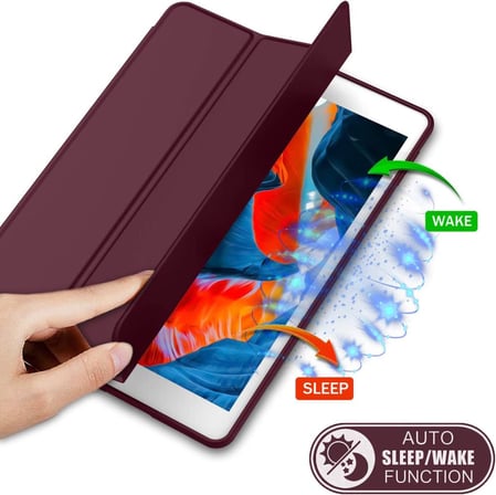 Apple iPad 8. Nesil 10.2" Kılıf Kalem Bölmeli Smart Case A2270 A2428 A2429 A2430