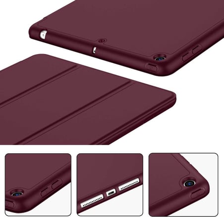 Apple iPad 8. Nesil 10.2" Kılıf Kalem Bölmeli Smart Case A2270 A2428 A2429 A2430