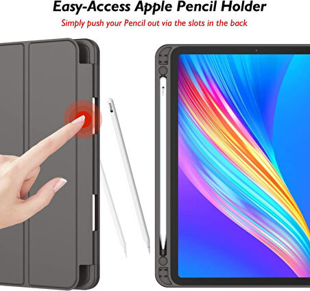 Apple iPad Pro 11 1. 2. 3. 4. Nesil Kılıf Kalem Bölmeli Smart Case 2018-2022