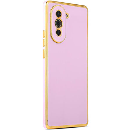 Huawei Nova 10 Pro Kılıf Köşeli Altın Model Kapak
