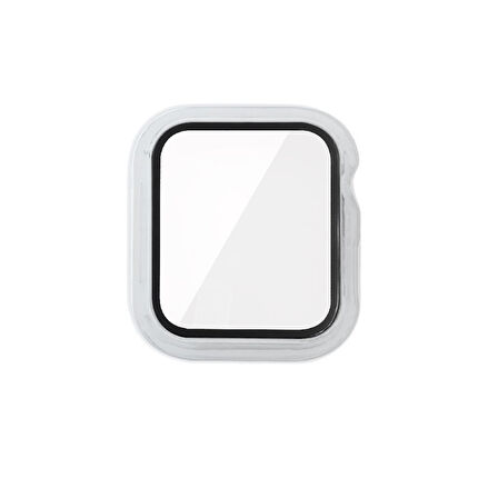 Apple Watch 7 8 45mm Sert PC Ekran Koruyuculu Kasa Koruyucu 07