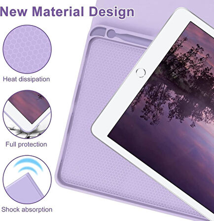 Apple iPad 8. Nesil 10.2" Kılıf Kablosuz Klavyeli Kılıf Mobax A2270 A2428 A2429 A2430