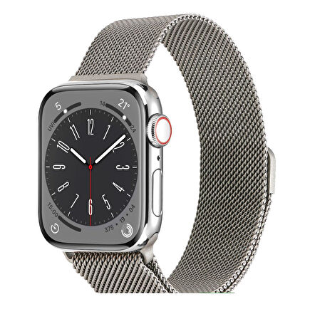 Apple Watch 42/44/45/46/49mm Kordon Milano Loop Metal Kordon 2/3/4/5/6/se/7/8/9/10/ultra