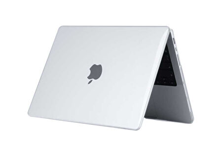 Apple Macbook Pro 14inç M1/M2 A2442 A2779 Kılıf Kristal Ön Arka Şeffaf Kapak