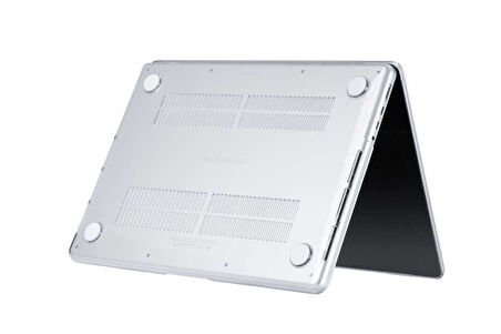 Apple Macbook Pro 14inç M1/M2 A2442 A2779 Kılıf Kristal Ön Arka Şeffaf Kapak