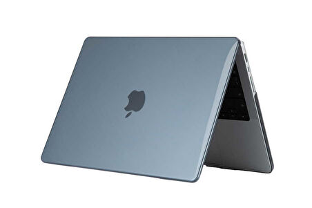 Apple Macbook Pro 16inç M3/M4/MAX A3403 A3186 A2991 Kılıf Kristal Ön Arka Şeffaf Kapak