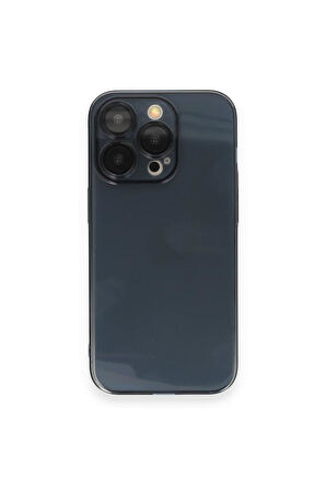 Apple iPhone 14 Pro Kılıf Hard Fit Şeffaf Sararmaz Lensli Kapak