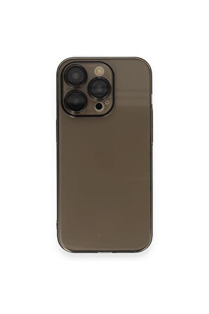 Apple iPhone 14 Pro Kılıf Hard Fit Şeffaf Sararmaz Lensli Kapak