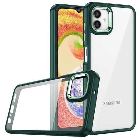 Samsung Galaxy A04 Kılıf Kamera Nikelaj Kenar Renkli Kapak