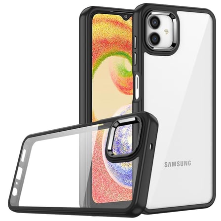 Samsung Galaxy A04 Kılıf Kamera Nikelaj Kenar Renkli Kapak