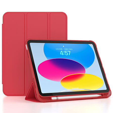 Apple iPad Air 5 10.9" 2022 M1 Kılıf TPU Kalem Bölmeli A2588 A2589 A2591