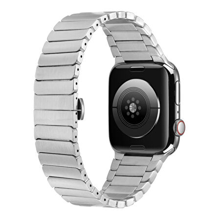 Apple Watch 42/44/45/46/49mm Kordon Bakla Metal Strap Kayış 79 2/3/4/5/6/se/7/8/9/10/ultra