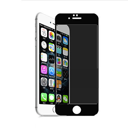 Apple iPhone 8 Plus Hayalet Rika Privacy Temperli Cam Ekran Koruyucu