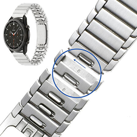 Xiaomi Redmi Watch 5 Active/Lite Kordon Titanyum Metal Kordon 22mm 82
