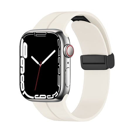 Apple Watch Ultra 49mm Kordon Magnetli Ayarlanır Silikon Kordon