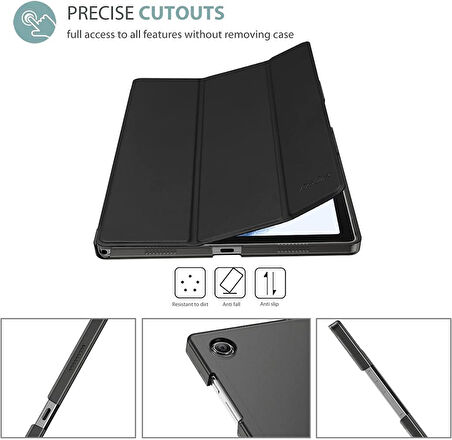 Samsung Galaxy Tab A7 Lite T220 T225 T227 Kılıf New PU Deri Smart Standlı Case