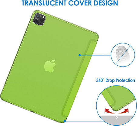 Apple iPad Pro 11 1/2/3/4. Nesil Kılıf PU Deri Smart Standlı Case 2018-2022 Flip