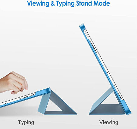 Apple iPad Air 13inç M2 Uyumlu Kılıf PU Deri Smart Standlı Case A2898 A2899 A2900