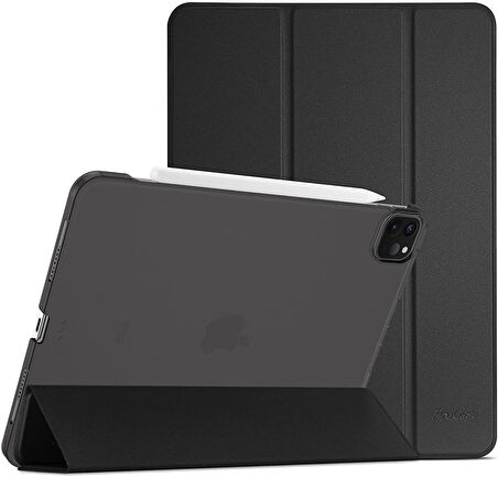 Apple iPad Pro 13inç M4 2024 Kılıf PU Deri Smart Standlı Case A2925 A2926 A3007
