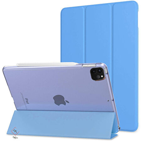 Apple iPad Pro 13inç M4 2024 Kılıf PU Deri Smart Standlı Case A2925 A2926 A3007