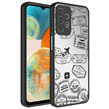 Samsung Galaxy A53 5G Kılıf Aynalı Desenli Kamera Korumalı Parlak Mirror Kapak