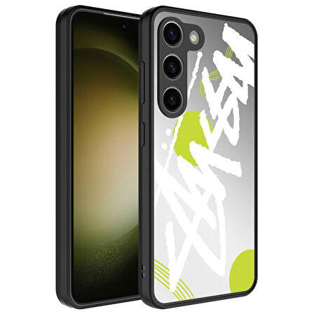 Samsung Galaxy S23 Kılıf Aynalı Desenli Kamera Korumalı Parlak Mirror Kapak