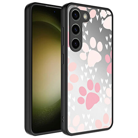 Samsung Galaxy S23 Plus Kılıf Aynalı Desenli Kamera Korumalı Parlak Mirror Kapak