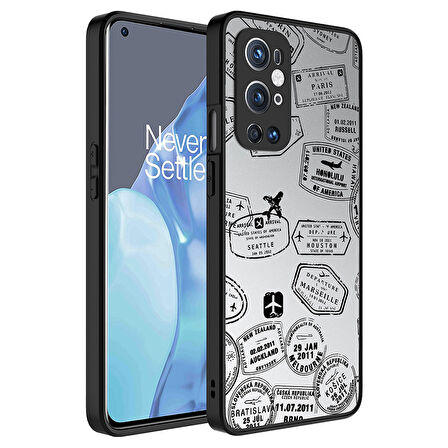 One Plus 9 Pro Kılıf Aynalı Desenli Kamera Korumalı Parlak Mirror Kapak