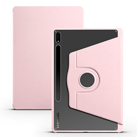 Samsung Galaxy Tab S8 Plus SM-X800 Kılıf Termik Kalem Bölmeli Dönebilen Standlı Kılıf