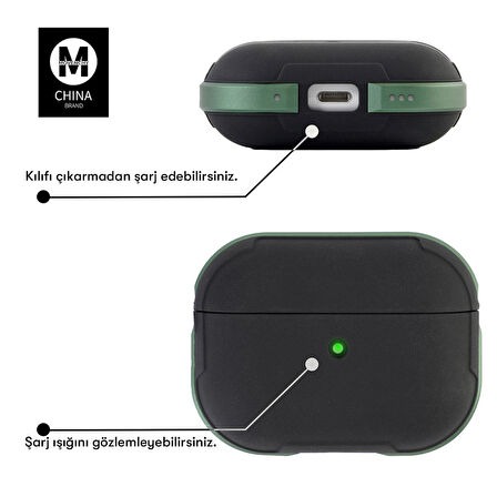 Apple Airpods Pro 2. Nesil Uyumlu Kılıf Armour Defens Case A8