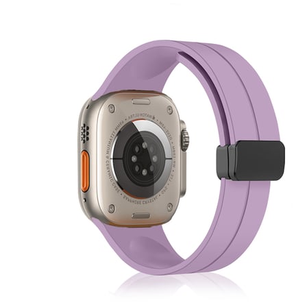 Apple Watch Ultra 49mm Kordon Magnetli Ayarlanır Silikon Kordon