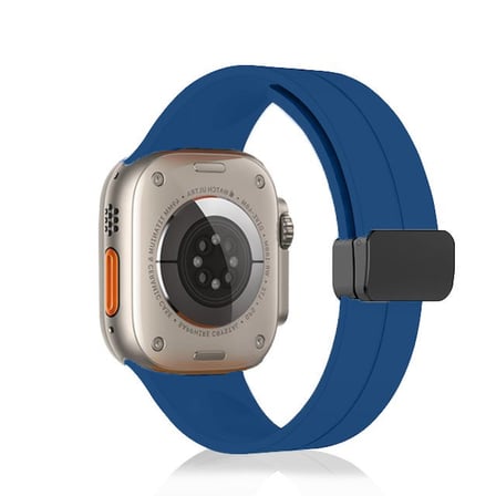 Apple Watch Ultra 49mm Kordon Magnetli Ayarlanır Silikon Kordon