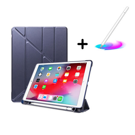Huawei MatePad SE 10.4 Kılıf Dokunmatik Kalem + Kalem Bölmeli Mars Case
