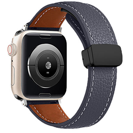 Huawei Watch GT GT2 GT3 GT4 42mm/Honor Magic 2 Kordon Magnetli PU Deri Kordon 20mm