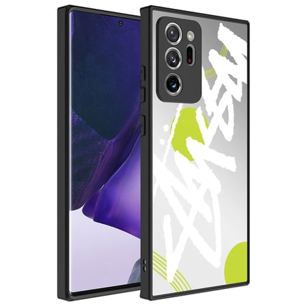 Samsung Galaxy Note 20 Ultra Kılıf Aynalı Desenli Kamera Korumalı Parlak Mirror Kapak
