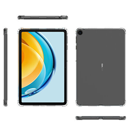 Honor Pad X8 10.1 inç Kılıf Darbelere Dayanıklı Şeffaf Kapak