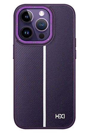 Apple iPhone 13 Pro Max Kılıf Line Pu Deri Lizbon Kapak